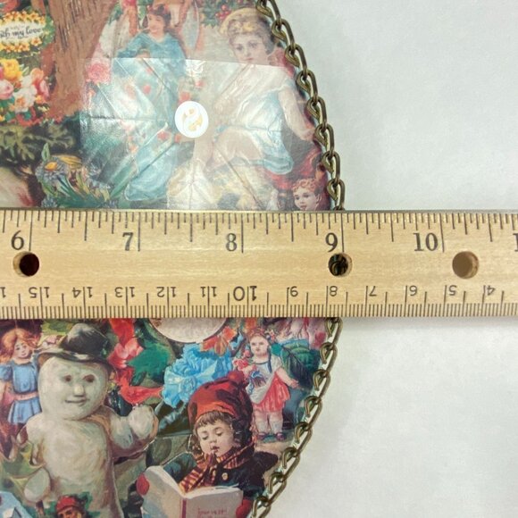 Vintage Victorian Flue Covers Gallery Graphics Christmas Wall Décor - Picture 9 of 10